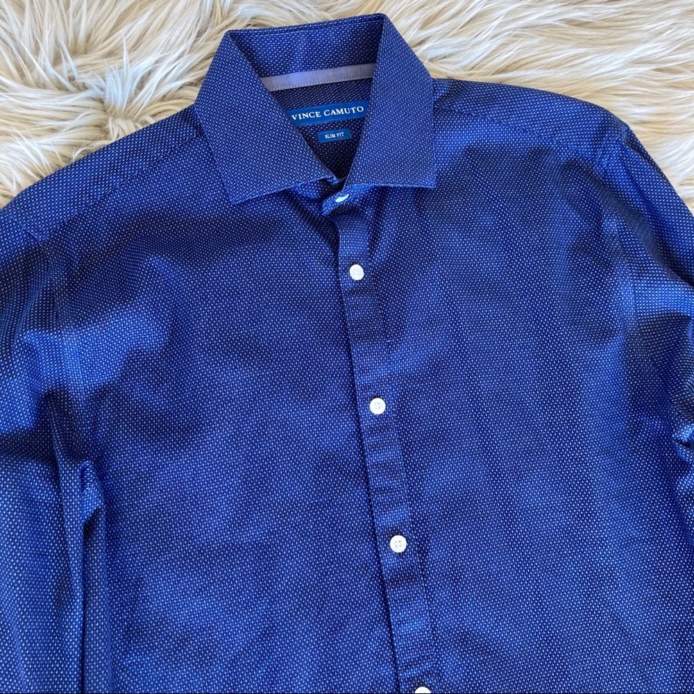 NWOT Vince Camuto Slim Fit Button Down Shirt - Picture 2 of 6